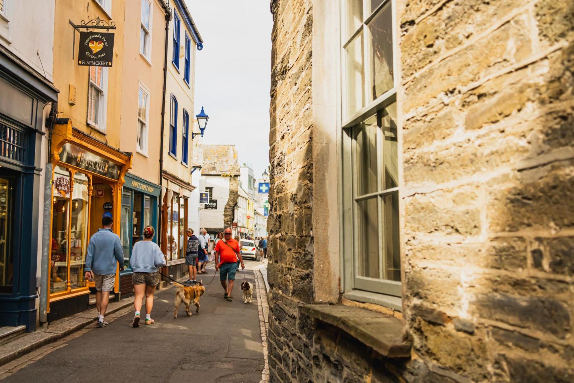 The Old Quay House Hotel Fowey Esterno foto