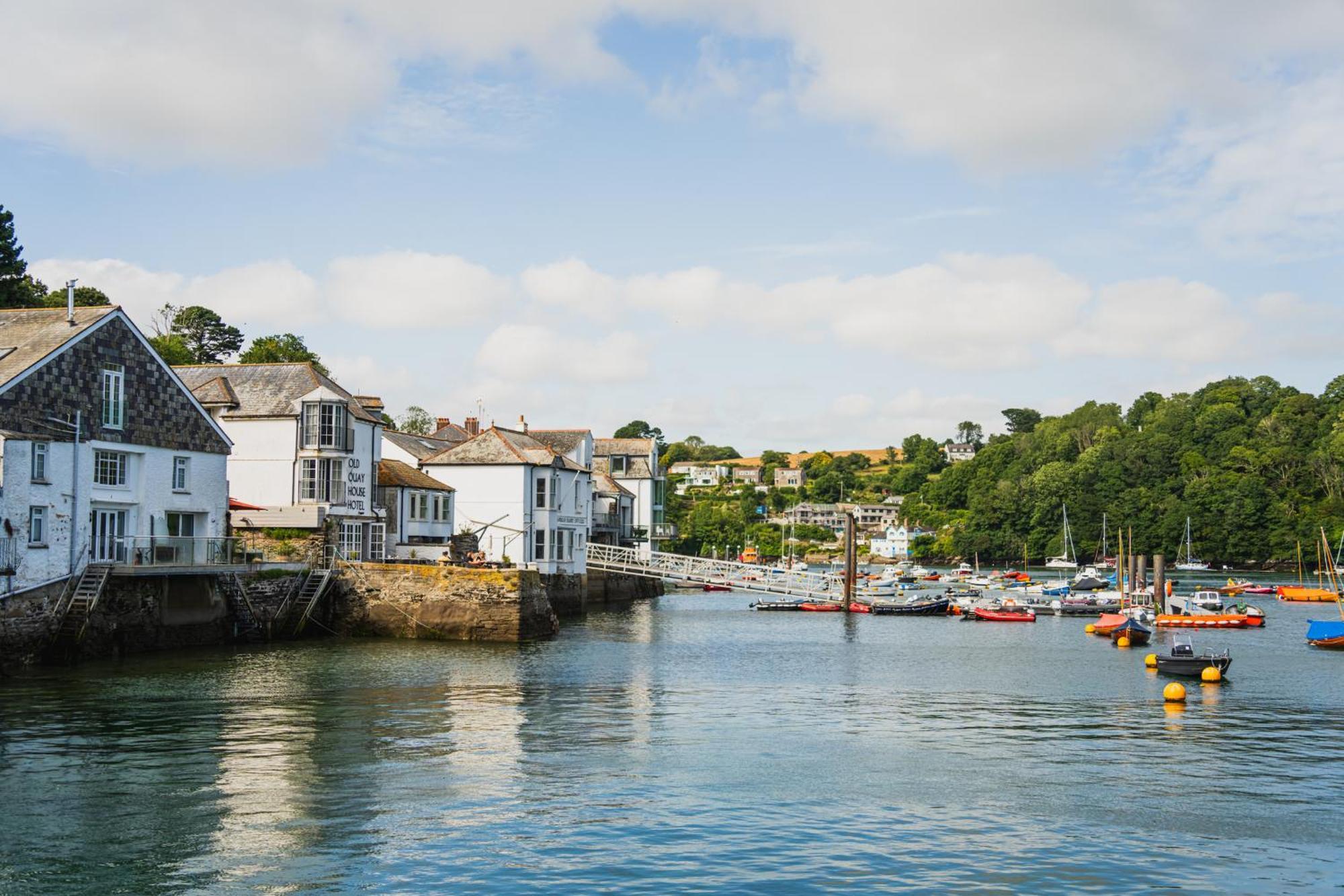 The Old Quay House Hotel Fowey Esterno foto