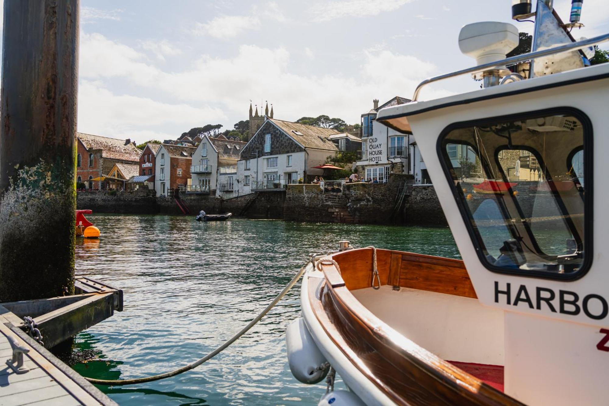 The Old Quay House Hotel Fowey Esterno foto