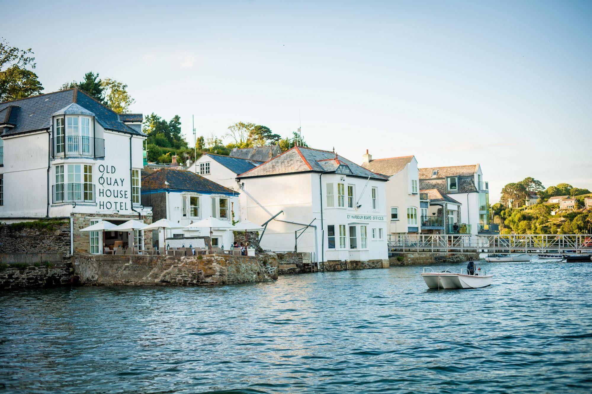 The Old Quay House Hotel Fowey Esterno foto